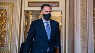 Looks Like Mitt Romney Had a Close Call at the Capitol